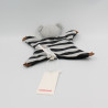 Doudou plat panda noir gris marron CATIMINI