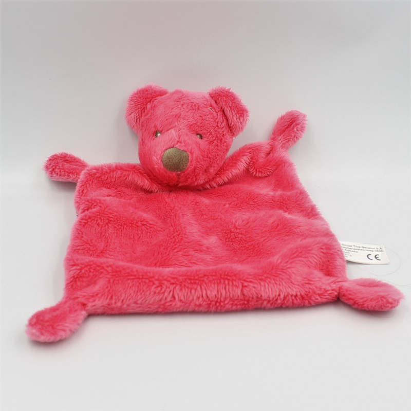 Doudou plat ours rose KIABI SIMBA TOYS