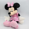 Grande Peluche Minnie robe rose à pois DISNEY NICOTOY  45 cm 