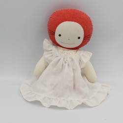 Ancienne poupée Emilie Jolie rouge robe blanche COROLLE RARE