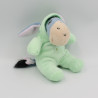Doudou Bourriquet en pyjama vert Disney 20 cm
