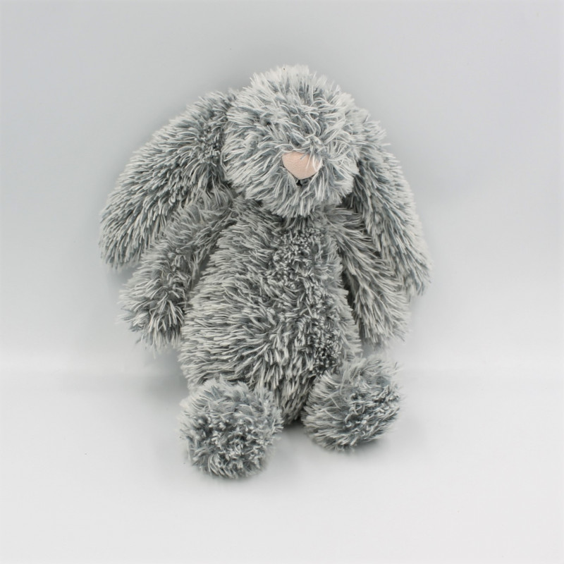 Doudou peluche lapin gris JELLYCAT