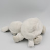 Doudou ours déguisé en lapin blanc NICOTOY