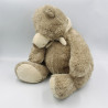 Grand doudou peluche ours beige Emile DIMPEL