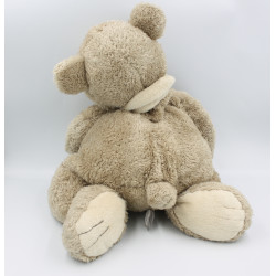 Grand doudou peluche ours beige Emile DIMPEL