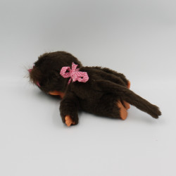 Peluche Singe Kiki Monchhichi bavoir SEKIGUCHI