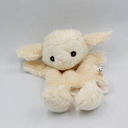 Doudou plat marionnette mouton blanc TOI TOYSHI