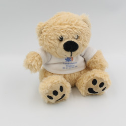 Peluche ours beige LAMBULANCE DHUIME