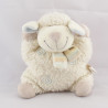 Doudou semi plat mouton blanc spirale KIABI NICOTOY