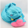 Peluche géante Puffalump hippopotame bleu rose jaune FISHER PRICE 1994