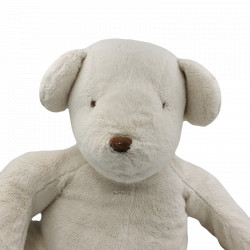 Grand Doudou ours blanc beige DPAM