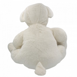 Grand Doudou ours blanc beige DPAM
