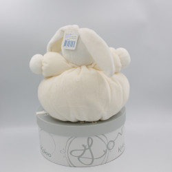 Doudou lapin blanc P'tit lapinou PERLE KALOO 25 cm 