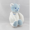 Doudou ours  boule blanc Musti de MUSTELA 