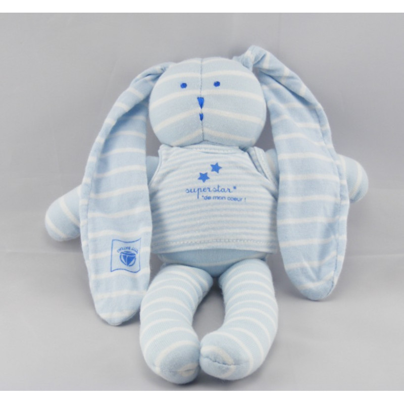 Doudou Lapin blanc Mon plus beau rêve PETIT BATEAU