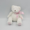Doudou et compagnie ours blanc rose Mon tout petit