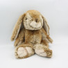 Peluche lapin beige marron BUKOWSKI