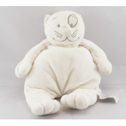 Mini doudou Chat blanc DPAM Du Pareil Au Même