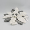 Doudou et compagnie plat panda collector blanc gris étoiles