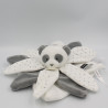 Doudou et compagnie plat panda collector blanc gris étoiles
