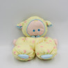 Doudou ancienne poupée lutin chiffon jaune bleu rose FISHER PRICE