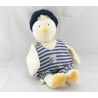 Doudou plat bleu canard Séraphin MOULIN ROTY