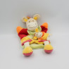 Doudou et compagnie marionnette ane cheval rouge jaune vert bébé