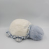 Doudou peluche tortue bleu blanc rayé TARTINE ET CHOCOLAT