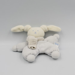 mini Doudou lapin Patachou bleu blanc rayé Corolle