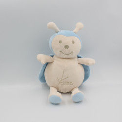 Doudou coccinelle écru bleu ADERMA A-DERMA