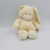 Doudou lapin écru rose NICOTOY