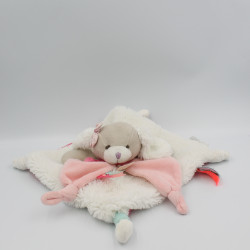 Doudou et compagnie plat chien blanc rose bleu Tatoo