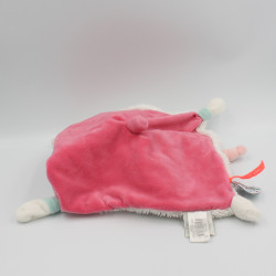 Doudou et compagnie plat chien blanc rose bleu Tatoo