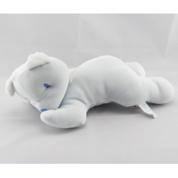Doudou ours blanc couché SUCRE D'ORGE