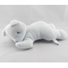 Doudou ours blanc couché SUCRE D'ORGE