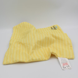 Doudou plat ours jaune Bisounours CARE BEARS