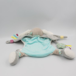 Doudou et compagnie marionnette chien beige blanc gris bleu rose Toopi