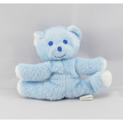 Doudou ours  boule bleu Musti de MUSTELA 