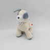Doudou chien bleu beige DANDY SUCRE D'ORGE