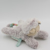 Doudou chat gris qui miaule les Pachats MOULIN ROTY