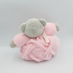 Doudou ours plume gris rose KALOO