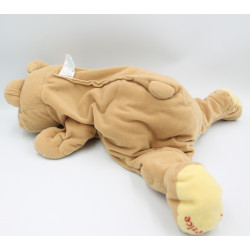 Ancienne peluche chien ours beige marron Rumple FISHER PRICE Vintage 1993