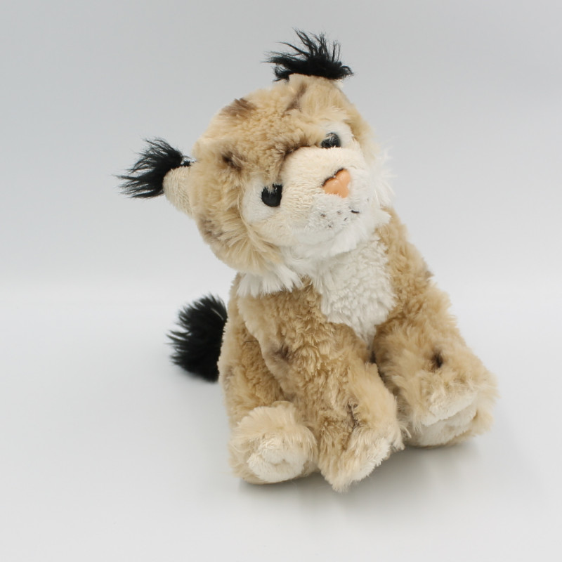 Peluche chat sauvage lynx DANI