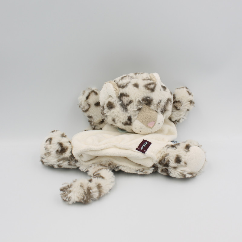 Doudou marionnette chat léopard KALOO