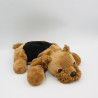Peluche chien noir marron LA PELUCHERIE