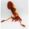 Peluche Calmar Calamar rouge orange