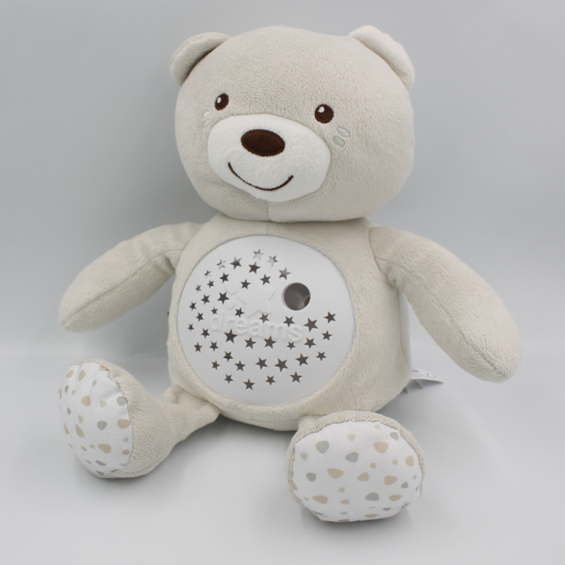 Peluche ourson projecteur Baby Bear beige First dreams CHICCO Peluche ourson projecteur Baby Bear beige First dreams CHICCO