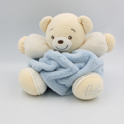 Doudou ours plume bleu ciel...
