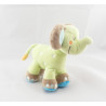 Doudou musical éléphant vert avec ballon NICOTOY