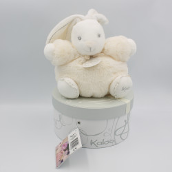 Doudou lapin blanc P'tit lapinou PERLE KALOO